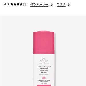 Drunk Elephant A-Shaba Complex Eye Serum - Pink and White